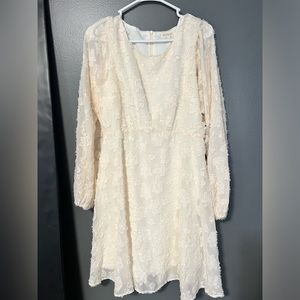 Cream ROOLEE dress - size large